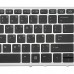 Πληκτρολόγιο Laptop HP EliteBook 840 G1 850 G1 840 G2 850 G2 ZBook 14 US BLACK Grey frame with Backlit